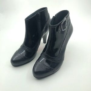 HANDMADE PATENT LEATHER WOMAN BOOTS